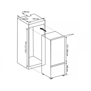 Холодильник BRANDT BIC1724ES встраиваемый