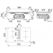 Варочная панель Franke FSM 7072 4RC HI (340.0731.892) индукционная с вытяжкой