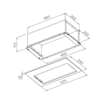 Вытяжка MEFERI INBOX52BK SENSOR COMFORT Вытяжка MEFERI INBOX52BK SENSOR COMFORT