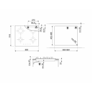 Варочная панель SMEG PXL664 газовая