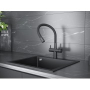 Смеситель Kuchenstern WURM-FE черный