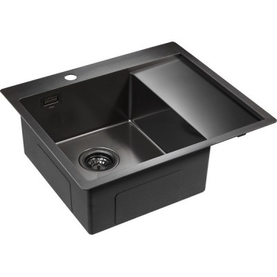 Мойка Paulmark Alster PM825951-GML, вороненая сталь Мойка Paulmark Alster PM825951-GML, вороненая сталь