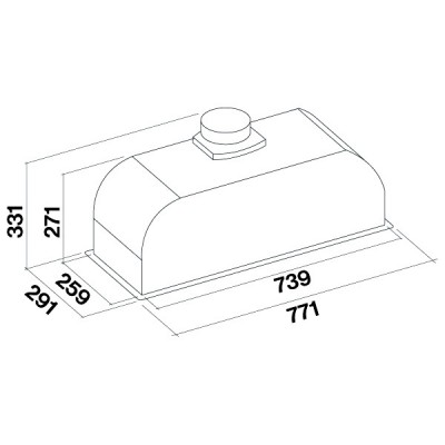 Вытяжка Falmec GRUPPO INCASSO PLUS 70 WH Вытяжка Falmec GRUPPO INCASSO PLUS 70 WH