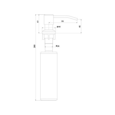 Дозатор Ukinox 800 GG Дозатор Ukinox 800 GG