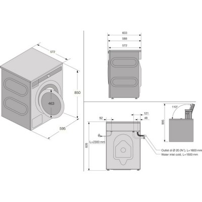 Стиральная машина ASKO W5096CW Стиральная машина ASKO W5096CW