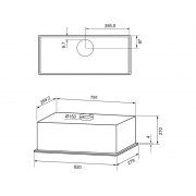 Вытяжка KRONA ARVEN 900 white S
