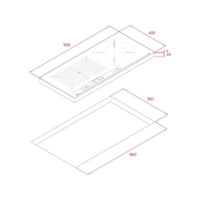 Варочная панель Teka IZF 93330 MSP BLACK (112510034) индукционная Варочная панель Teka IZF 93330 MSP BLACK (112510034) индукционная
