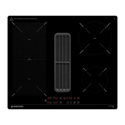 Варочная панель MEFERI XSMART60BK ULTRA индукционная с вытяжкой Варочная панель MEFERI XSMART60BK ULTRA индукционная с вытяжкой