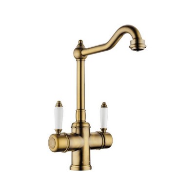Смеситель Omoikiri Tottori-AB-022 латунь/античная латунь (4994009) Смеситель Omoikiri Tottori-AB-022 латунь/античная латунь (4994009)