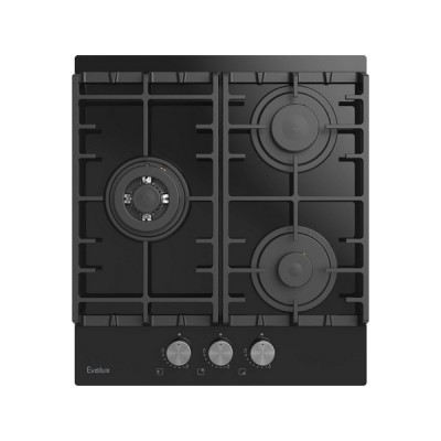 Варочная панель Evelux HEG 450 BG газовая Варочная панель Evelux HEG 450 BG газовая