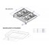 Варочная панель Korting HG 6235 CTX газовая Варочная панель Korting HG 6235 CTX газовая