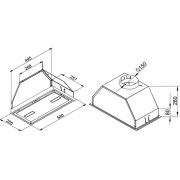 Вытяжка BRANDT BHG2552B
