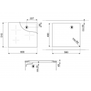 Варочная панель SMEG SI2M7643B индукционная