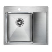 Мойка Paulmark Flank PM225951-BSL, брашированная нерж. сталь