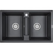 Мойка Paulmark Tandem 80/2 PM238150-BL, черный