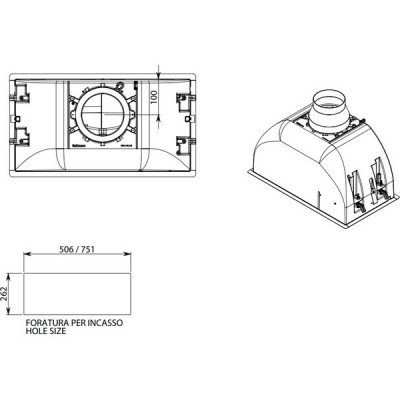 Вытяжка Falmec BUILT-IN 70 MAX EVO Вытяжка Falmec BUILT-IN 70 MAX EVO
