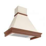 Вытяжка Elikor Вилла Валенсия 90П-650-П3Д топ.молоко/бук орех