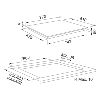 Варочная панель Franke FMA 804 I F BK (108.0606.112) индукционная Варочная панель Franke FMA 804 I F BK (108.0606.112) индукционная