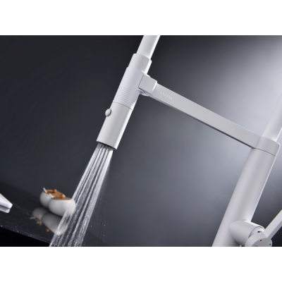 Смеситель Paulmark Leader Le214101-431, белый матовый Смеситель Paulmark Leader Le214101-431, белый матовый