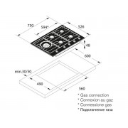 Варочная панель ASKO HG1776AB газовая