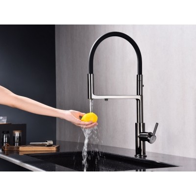 Смеситель Paulmark Tornado To213402-GB, глянцевый черный Смеситель Paulmark Tornado To213402-GB, глянцевый черный