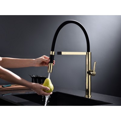 Смеситель Paulmark Leader Le214101-G, золото Смеситель Paulmark Leader Le214101-G, золото