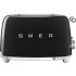 Тостер на 4 ломтика SMEG TSF03BLEU черный Тостер на 4 ломтика SMEG TSF03BLEU черный