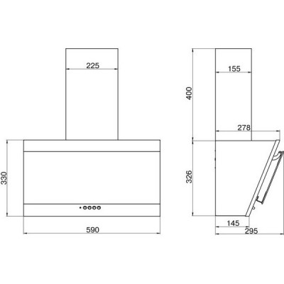 Вытяжка Elikor Титан 60П-430-К3Д черный/черный Вытяжка Elikor Титан 60П-430-К3Д черный/черный