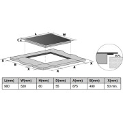 Варочная панель Bertazzoni P905I2M30NVS индукционная