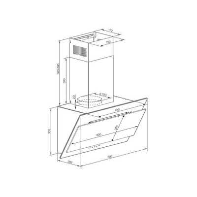 Вытяжка GRAUDE DHK 60.1 S Вытяжка GRAUDE DHK 60.1 S