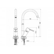 Смеситель IDDIS Kitchen Line, K11SB0Ji05