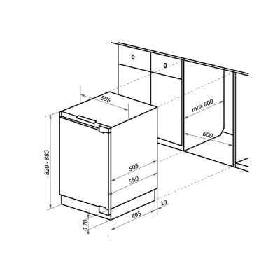 Холодильник MAUNFELD MBF88SW встраиваемый Холодильник MAUNFELD MBF88SW встраиваемый