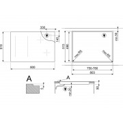 Варочная панель SMEG SI1M4854D индукционная