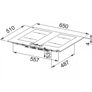 Варочная панель Franke FMA 654 I F KL BK (108.0704.935) индукционная