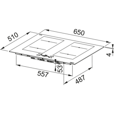 Варочная панель Franke FMA 654 I F KL BK (108.0704.935) индукционная Варочная панель Franke FMA 654 I F KL BK (108.0704.935) индукционная