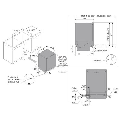 Посудомоечная машина ASKO DSD544B Посудомоечная машина ASKO DSD544B