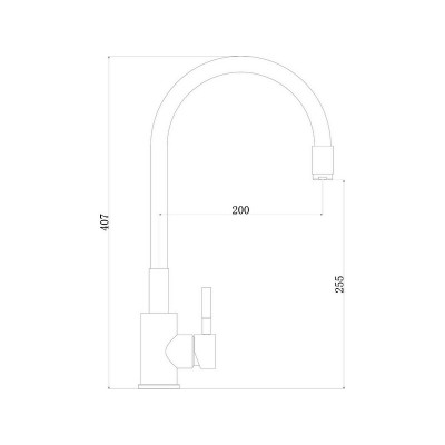 Смеситель Ukinox UM2106 SS BL Смеситель Ukinox UM2106 SS BL