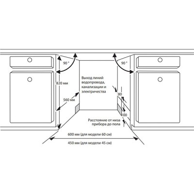 Посудомоечная машина Toshiba DW-10B3(B)-RU Посудомоечная машина Toshiba DW-10B3(B)-RU