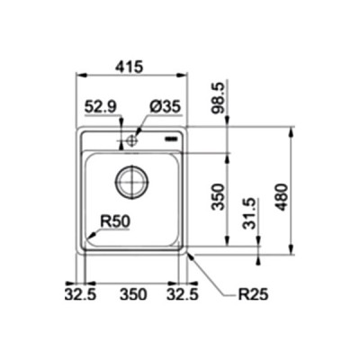 Мойка Franke BCX 610-42 TL стоп-вент. (101.0689.880) Мойка Franke BCX 610-42 TL стоп-вент. (101.0689.880)