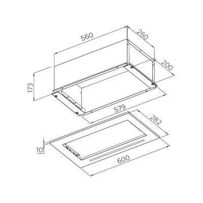 Вытяжка MEFERI SMARTBOX60IX POWER Вытяжка MEFERI SMARTBOX60IX POWER