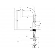 Смеситель Paulmark Essen Es213011-401TB, антрацит полностью