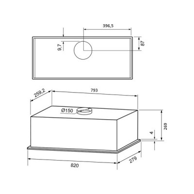 Вытяжка KRONA ASPEN 900 white SGC Вытяжка KRONA ASPEN 900 white SGC