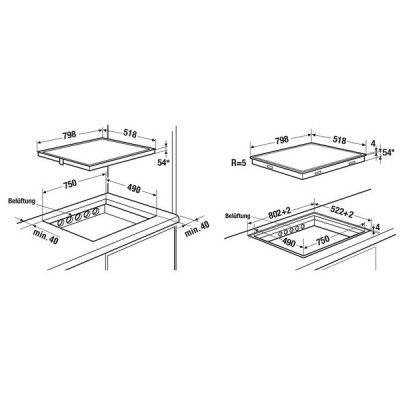 Варочная панель Kuppersbusch KI 8120.0 SR индукционная Варочная панель Kuppersbusch KI 8120.0 SR индукционная