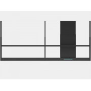 Вытяжка Pando I-894 DR/90+90 MODULO IZQ. NEGRO MATE V.850 SEC