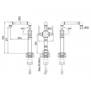 Смеситель Paulmark Loft Lo226006-NI, никель