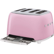 Тостер на 4 ломтика SMEG TSF03PKEU розовый