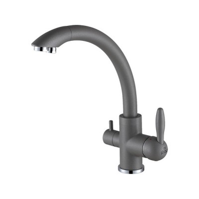 Смеситель Paulmark Essen Es213001-402, серый металлик Смеситель Paulmark Essen Es213001-402, серый металлик