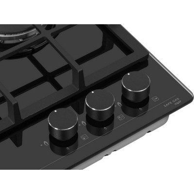 Варочная панель MEFERI MGH453BK GLASS POWER газовая Варочная панель MEFERI MGH453BK GLASS POWER газовая