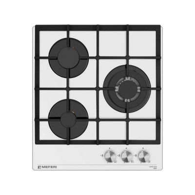 Варочная панель MEFERI MGH453WH GLASS POWER газовая Варочная панель MEFERI MGH453WH GLASS POWER газовая