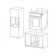 Духовой шкаф MAUNFELD EOEM516W